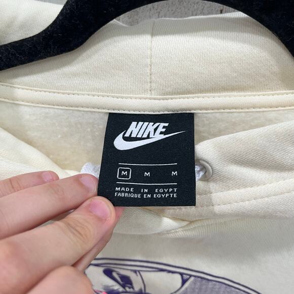 Nike Los Angeles Cream Air Traffic Hoodie Sweatshirt Women's Size Medium DJ5313 - Picture 4 of 10